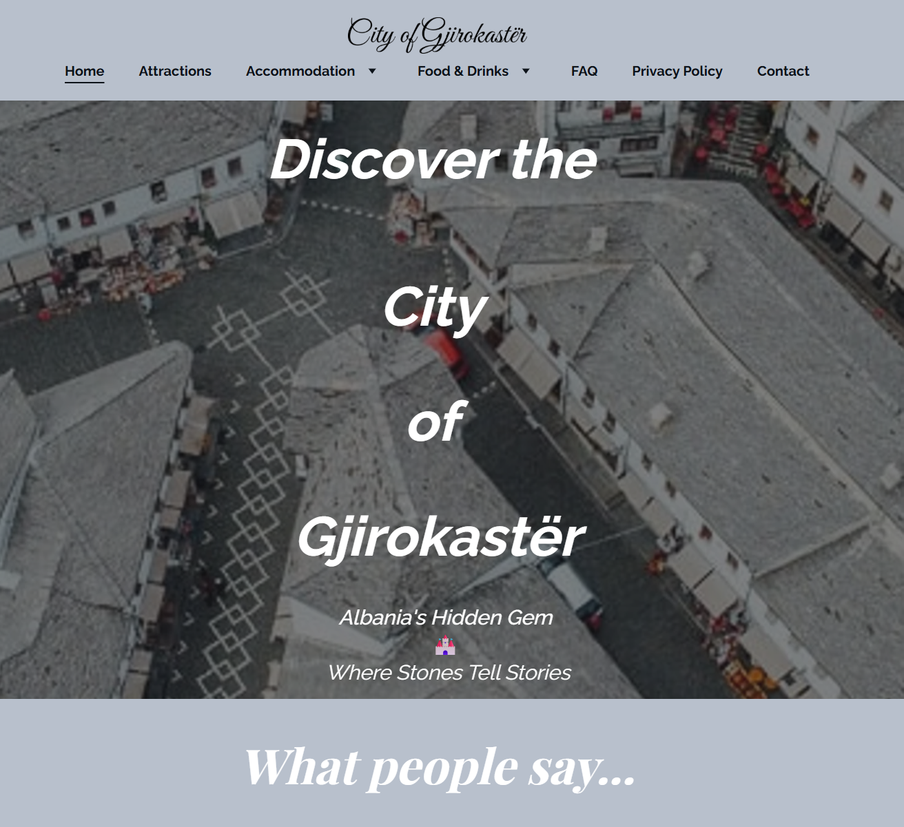 City of Gjirokaster